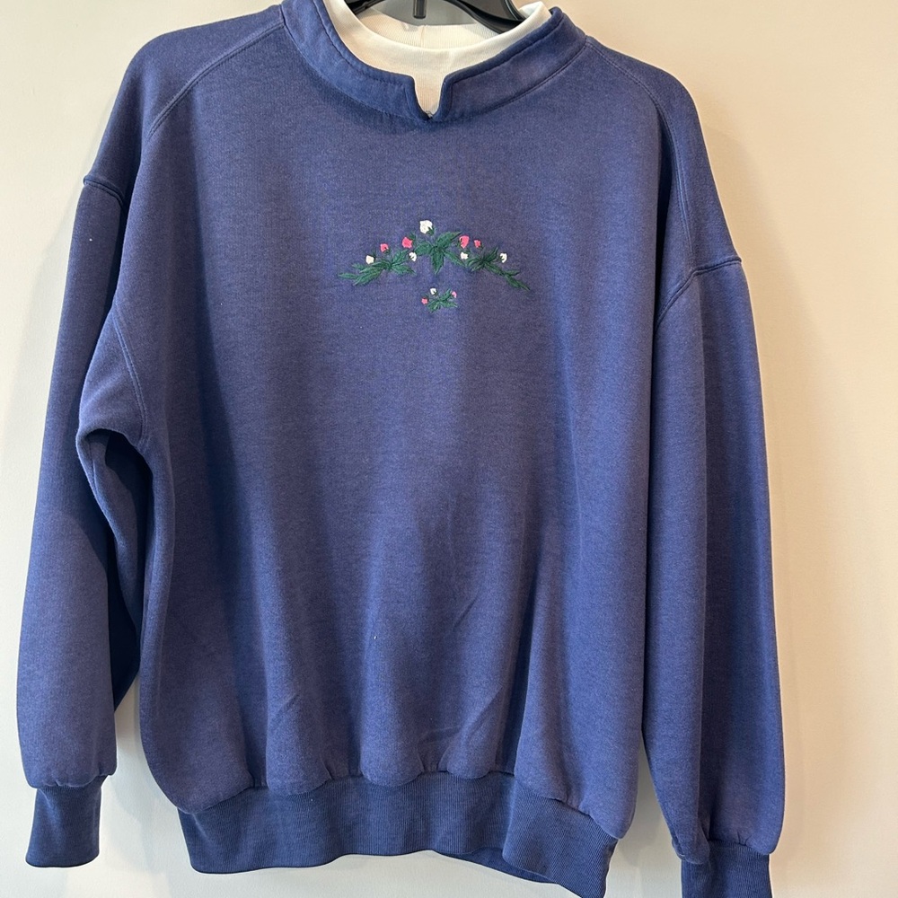 Vintage floral sweater